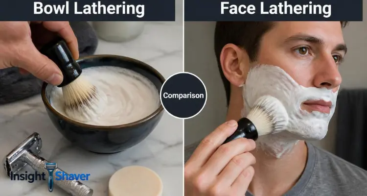 Bowl Lathering vs Face Lathering